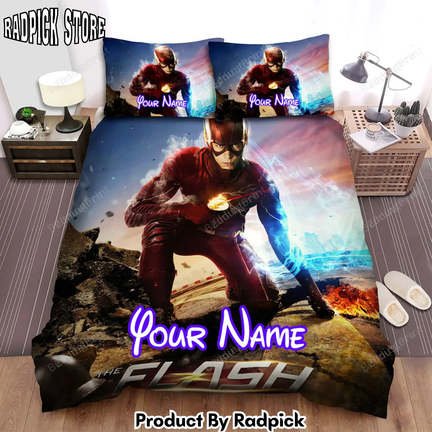 Radpick the flash movie poster 6 bed sheets duvet cover personalized name bedding sets rp3271279